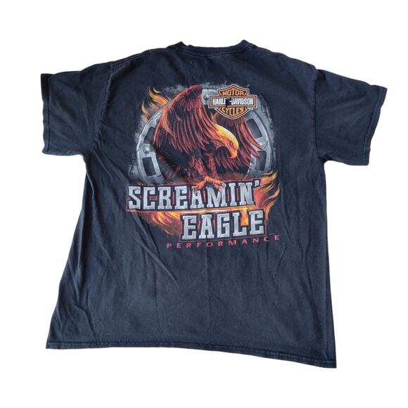 Harley Davidson Screaming Eagle Tshirt M/L - Picture 2 of 6